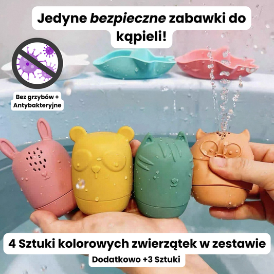 Higieniczne zabawki do kąpieli CleanToy